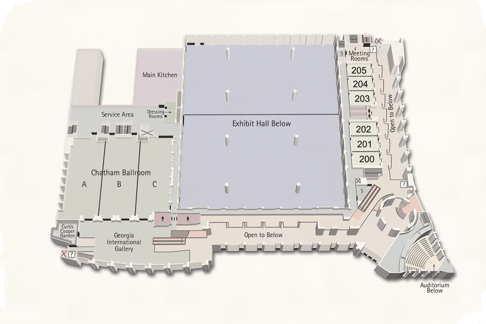 Floor Plans Savannah Convention Center